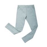Ocean Long Ribbed Leggings Blue